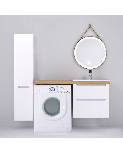 Столешница под раковину Jorno Wood 122 Wood.06.122/LW Светлое дерево