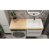 Столешница под раковину Jorno Wood 122 Wood.06.122/LW Светлое дерево