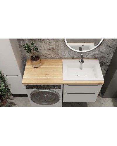 Столешница под раковину Jorno Wood 122 Wood.06.122/LW Светлое дерево