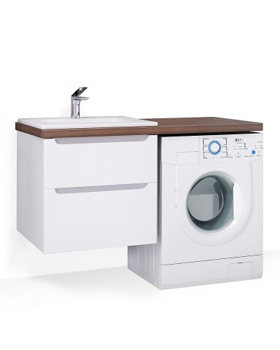 Столешница под раковину Jorno Wood 122 Wood.06.122/DW Темное дерево