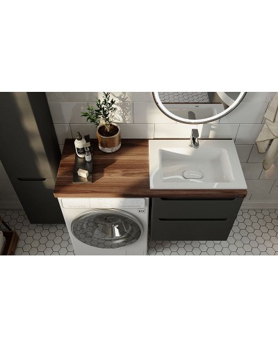 Столешница под раковину Jorno Wood 122 Wood.06.122/DW Темное дерево