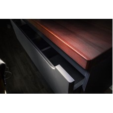 Столешница под раковину Jorno Wood 122 Wood.06.122/DW Темное дерево