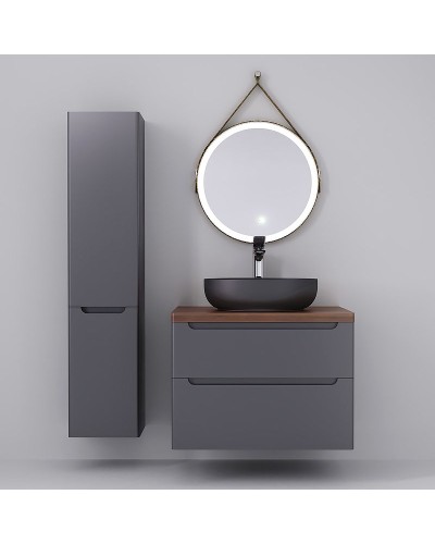 Столешница под раковину Jorno Wood 80 Wood.06.80/DW Темное дерево