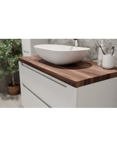 Столешница под раковину Jorno Wood 80 Wood.06.80/DW Темное дерево