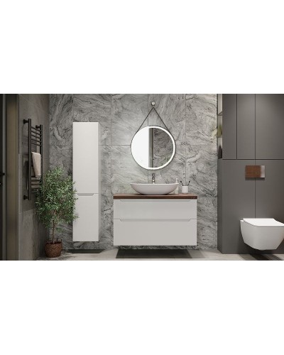 Столешница под раковину Jorno Wood 80 Wood.06.80/DW Темное дерево