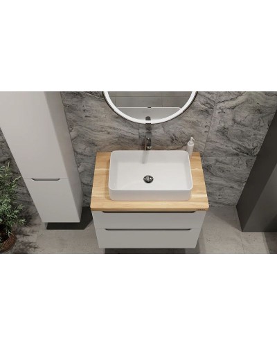 Столешница под раковину Jorno Wood 100 Wood.06.100/LW Светлое дерево