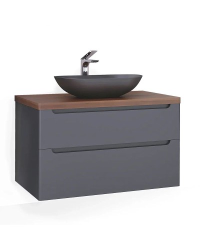 Столешница под раковину Jorno Wood 100 Wood.06.100/DW Темное дерево