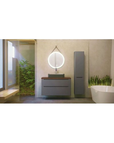 Столешница под раковину Jorno Wood 100 Wood.06.100/DW Темное дерево