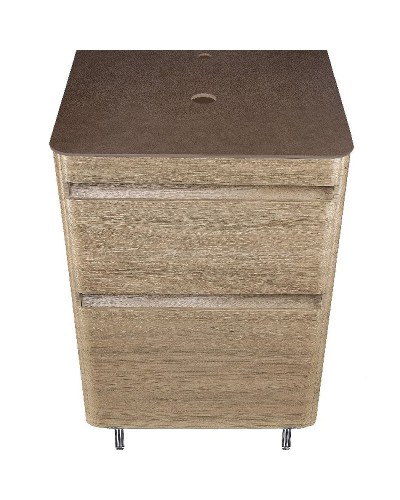 Столешница под раковину Style Line Атлантика 60 MI03 СС-00002232 Темно-бежевая