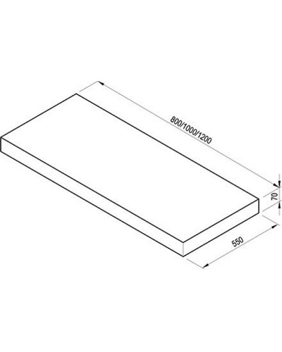 Столешница под раковину Ravak Formy I 120 X000000844 Дуб