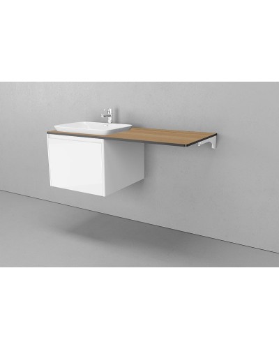 Столешница под раковину Velvex Klaufs 120 L StKLA.120.60.TL.MH-217.617 Черная Шатане