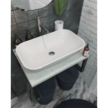 Столешница под раковину 1MarKa Grunge Loft 60 Ц0000001586 Бетон светлый