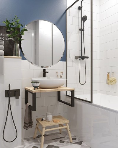 Столешница под раковину 1MarKa Grunge Loft 60 Ц0000001584 Дуб вотан