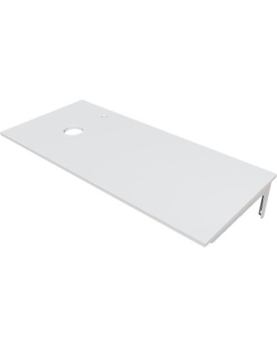 Столешница под раковину 1MarKa Wash 110 Ц0000004097 над стиральной машиной Белый глянец