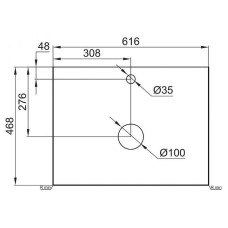 Столешница под раковину BelBagno KEP-60-CESTR Cemento Struttura