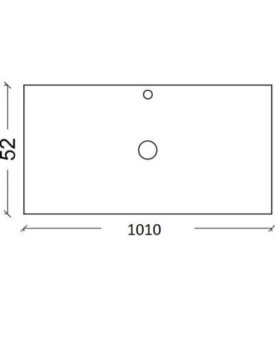 Столешница под раковину Boheme Armadi Art NeoArt 100 853-100-DB Dark Brown