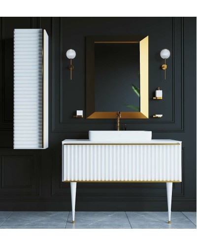 Столешница под раковину Boheme Armadi Art Vallessi 100 840-100-W Белая