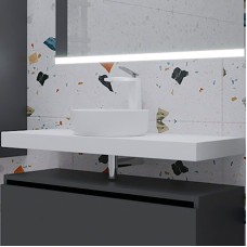 Столешница под раковину Boheme Armadi Art Flat 100 869-100 Белая