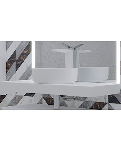 Столешница под раковину Boheme Armadi Art Flat 80 869-080 Белая