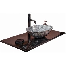 Столешница под раковину Boheme Armadi Art NeoArt 101 857-101-NM Черный мрамор