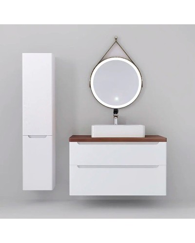 Столешница под раковину Jorno Wood 100 Brwood.06.100/DW Темное дерево