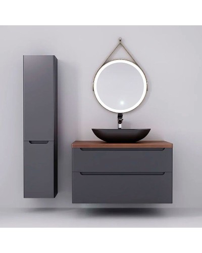 Столешница под раковину Jorno Wood 100 Brwood.06.100/DW Темное дерево