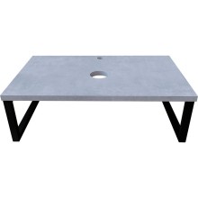 Столешница под раковину 1MarKa Grunge Loft 70 Ц0000015934 Бетон светлый