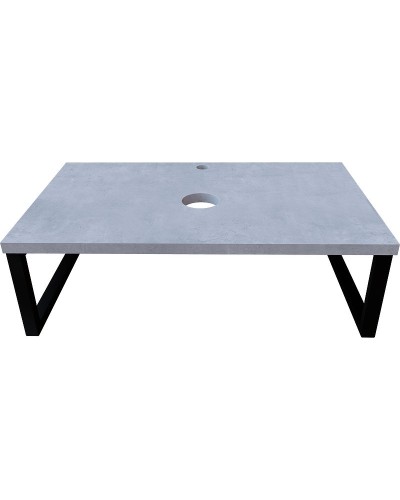 Столешница под раковину 1MarKa Grunge Loft 70 Ц0000015934 Бетон светлый