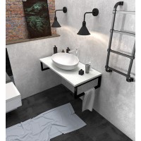 Столешница под раковину 1MarKa Grunge Loft 70 Ц0000015934 Бетон светлый