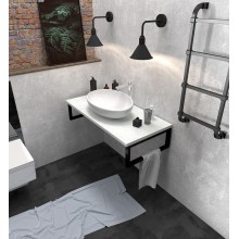 Столешница под раковину 1MarKa Grunge Loft 70 Ц0000015934 Бетон светлый