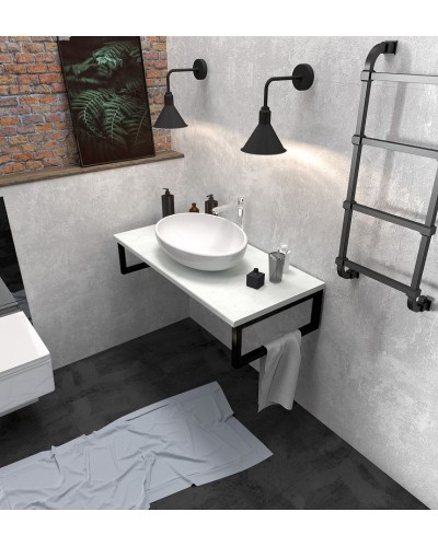 Столешница под раковину 1MarKa Grunge Loft 70 Ц0000015934 Бетон светлый