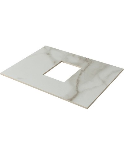 Столешница под раковину Aquanet Nova Lite 60 257607 Белый мрамор