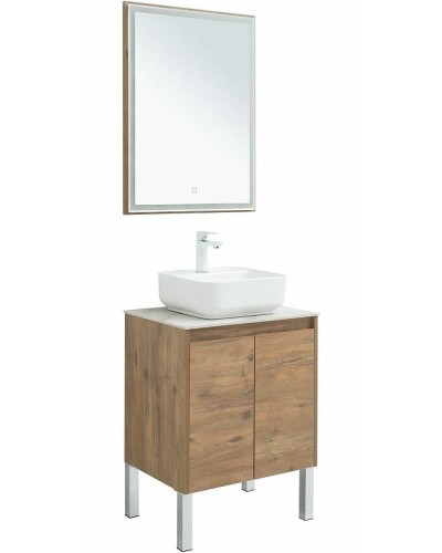 Столешница под раковину Aquanet Nova Lite 60 257607 Белый мрамор