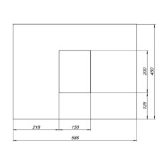 Столешница под раковину Aquanet Nova Lite 60 257607 Белый мрамор