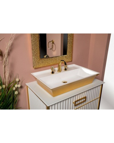 Столешница под раковину Boheme Armadi Art NeoArt 80 853-080-WH Белая