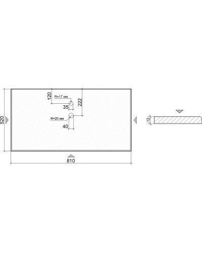 Столешница под раковину Boheme Armadi Art NeoArt 80 853-080-WH Белая