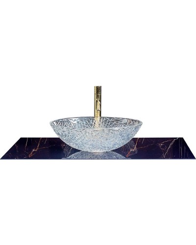 Столешница под раковину Boheme Armadi Art Lucido 101 853-100-BL Насыщенный синий