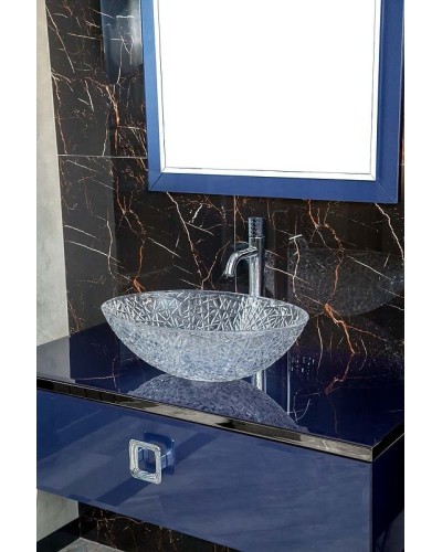 Столешница под раковину Boheme Armadi Art Lucido 101 853-100-BL Насыщенный синий