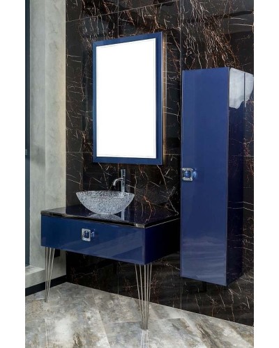 Столешница под раковину Boheme Armadi Art Lucido 101 853-100-BL Насыщенный синий
