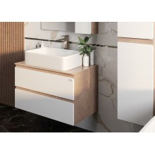 Столешница под раковину Onika Алеста 80 680001 Камень светлый