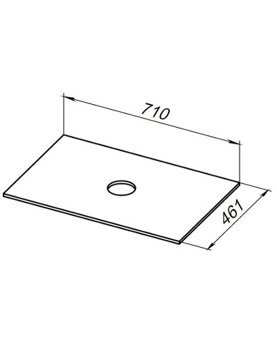 Столешница под раковину Allen Brau Reality 70 1.32022.M Мрамор