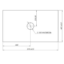 Столешница под раковину Allen Brau Reality 80 1.32023.M Мрамор