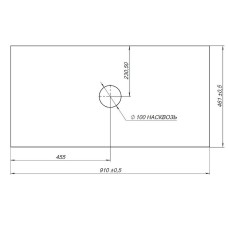 Столешница под раковину Allen Brau Reality 90 1.32024.B-S Бежевый структ