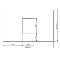 Столешница под раковину Allen Brau Priority 70 1.31009.B Бежевая