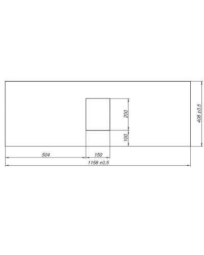 Столешница под раковину Allen Brau Priority 120 1.31012.GR-S Графит структ