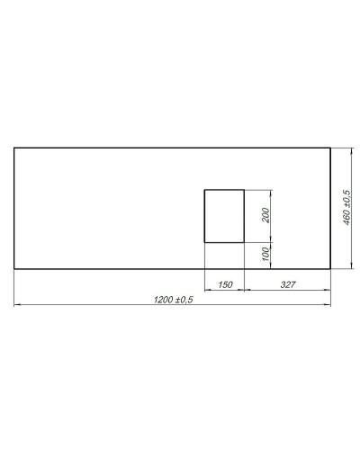 Столешница под раковину Allen Brau Infinity 120 R 1.21014.B-S Бежевый структ