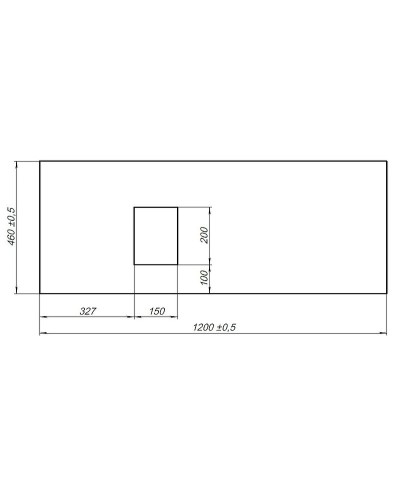 Столешница под раковину Allen Brau Infinity 120 L 1.21015.G-S Серый структ