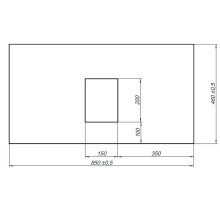 Столешница под раковину Allen Brau Infinity 85 1.21011.B-S Бежевый структ