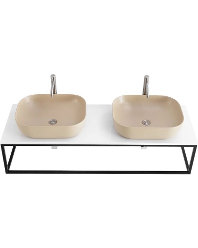 Столешница под раковину BelBagno 140 EK-140-2-BL Bianco Lucido