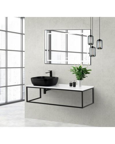 Столешница под раковину BelBagno 120 EK-120-AS-BL-L Bianco Lucido